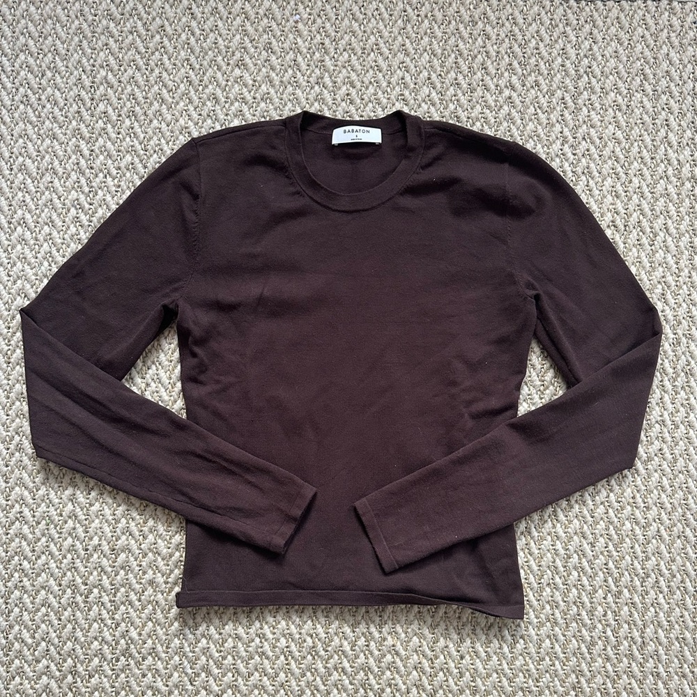 Aritzia Babaton Small Brown Sweater